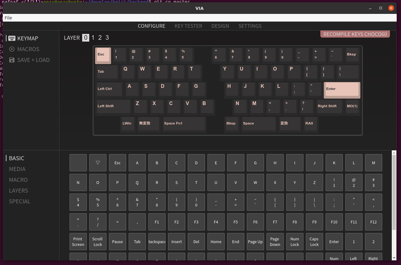 keymaps